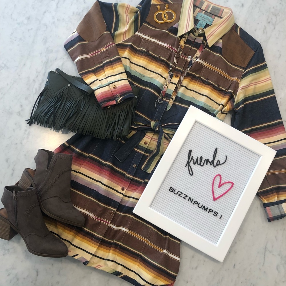 Western mini dress